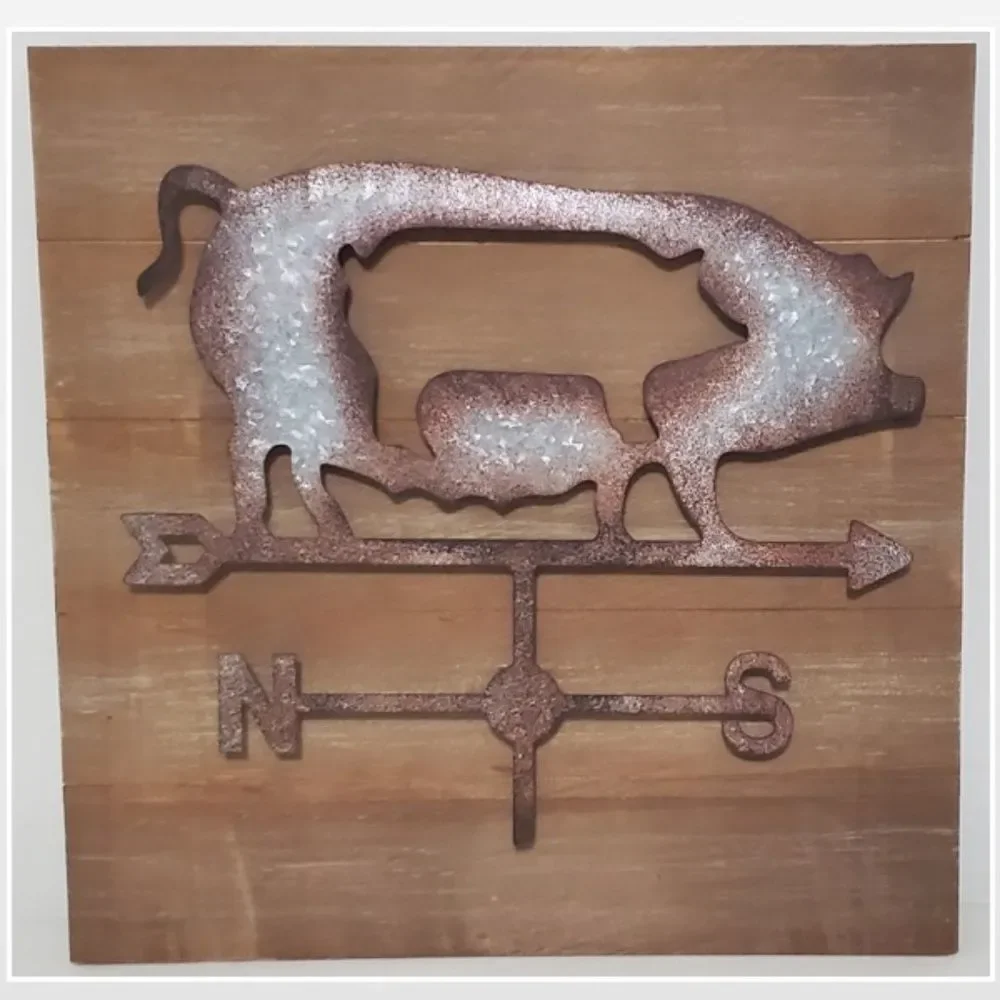 New Weathervane Pig Home Décor